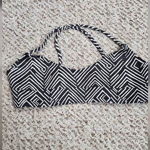 Carve Designs Black and White Patterned Bandeau